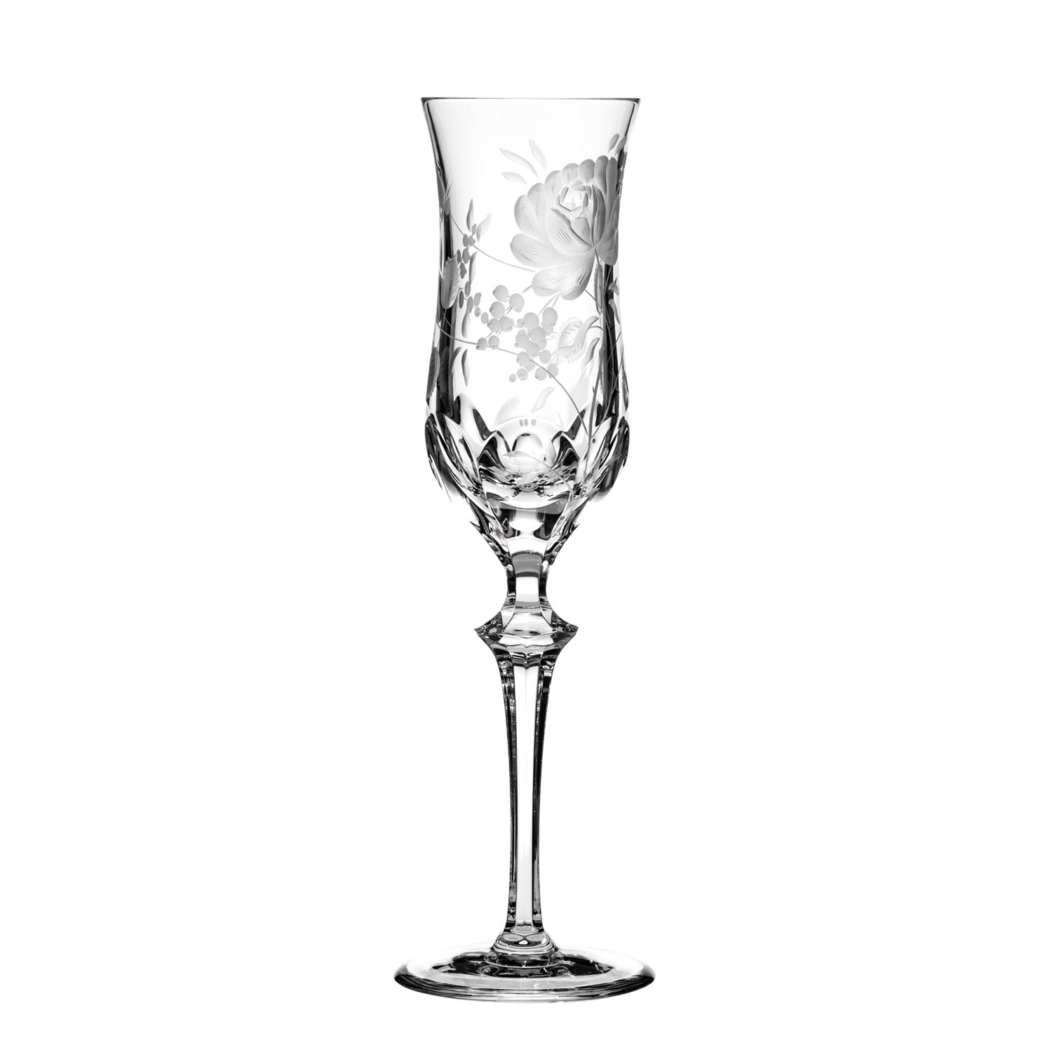 Sektglas Kristall Primerose klar (26 cm)