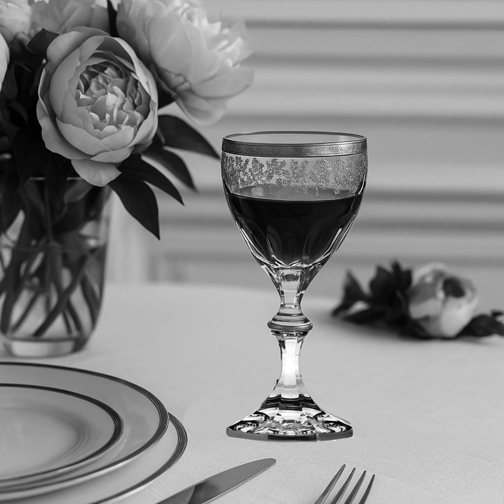 Rotweinglas Kristall Princess clear (18 cm)