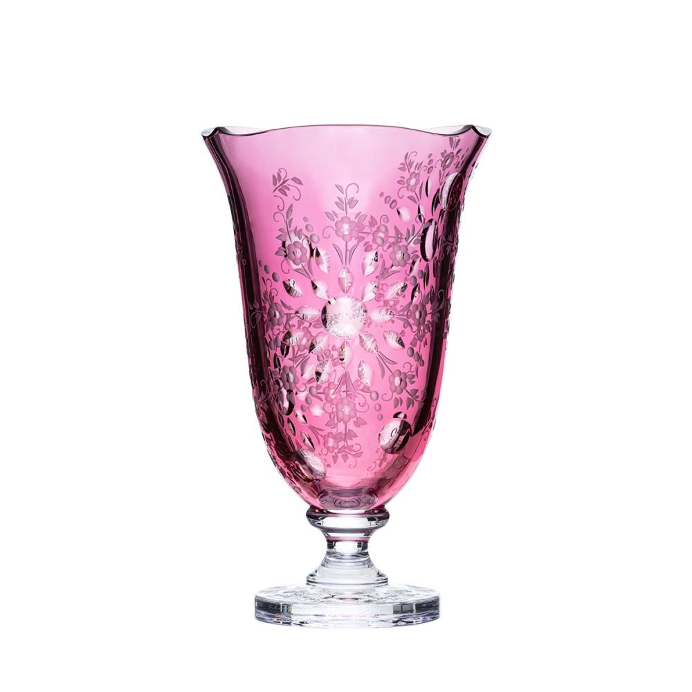 Vase Kristall Sun rosalin (37 cm)