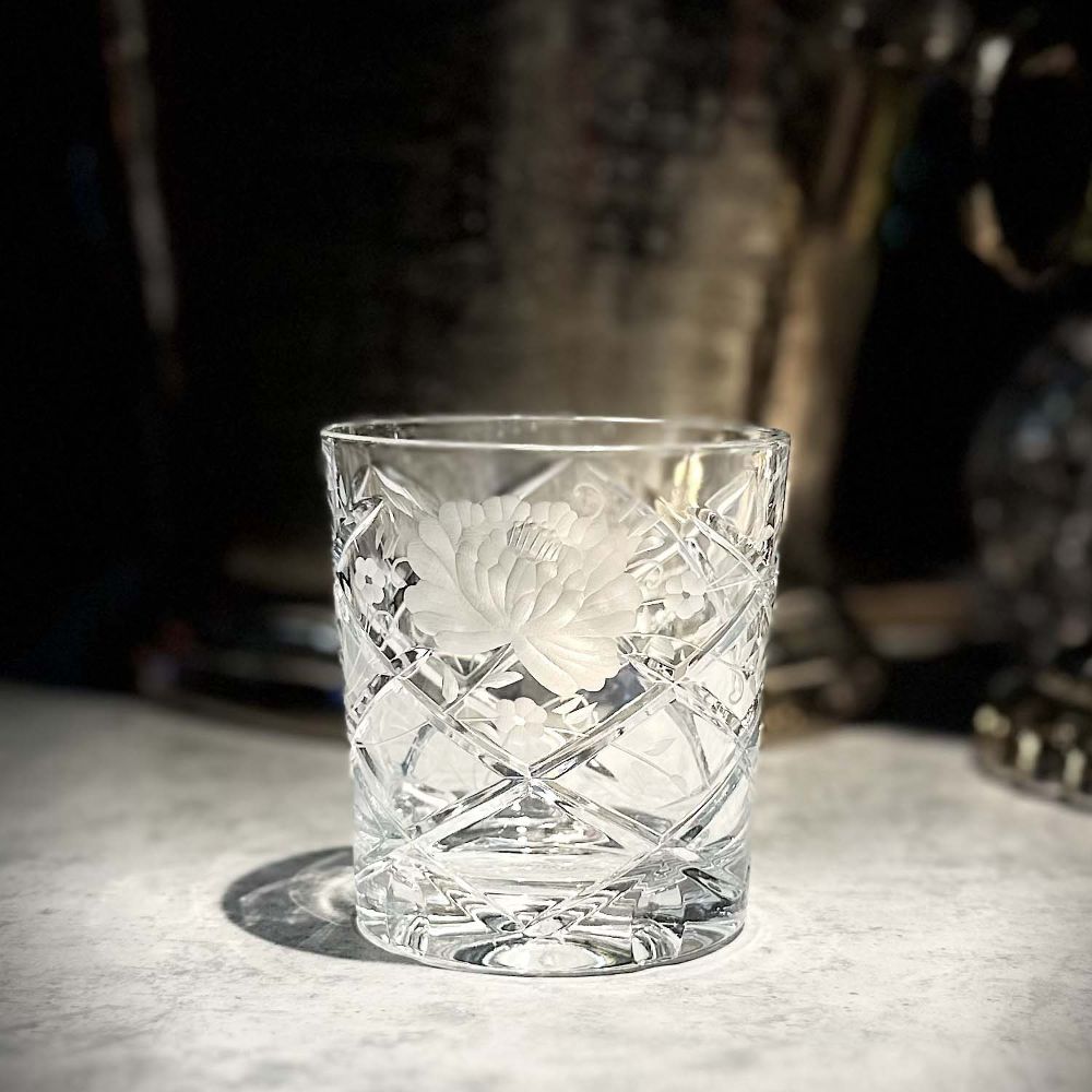 Whiskyglas Kristall Sunrose klar (9,3 cm)