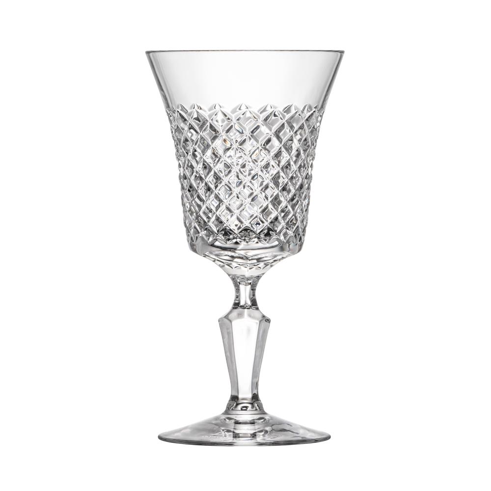Rotweinglas Kristall Karo (18,5 cm)