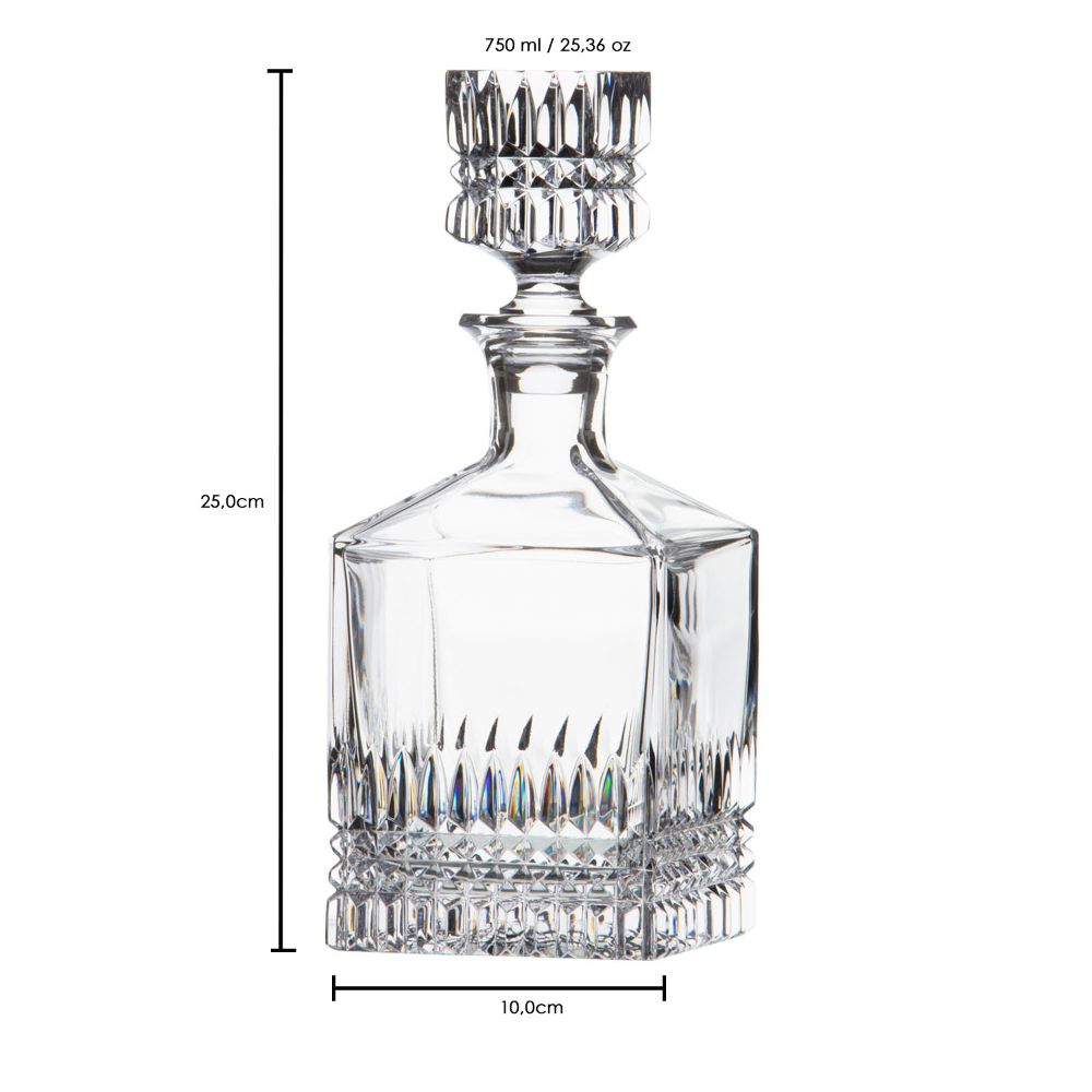 Whiskykaraffe Kristall Empire klar (25 cm)