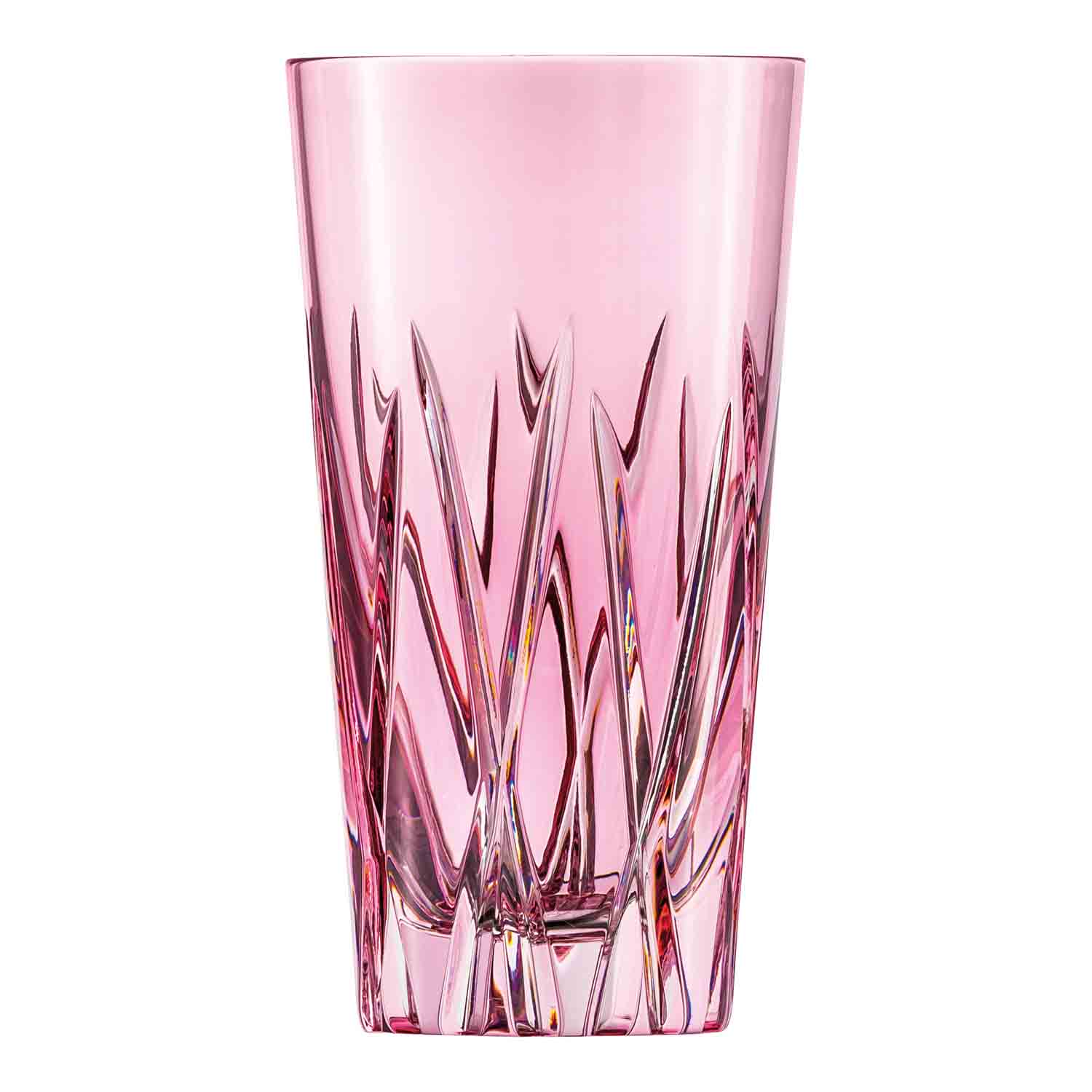Longdrinkglas Kristallglas London rosa (14 cm)