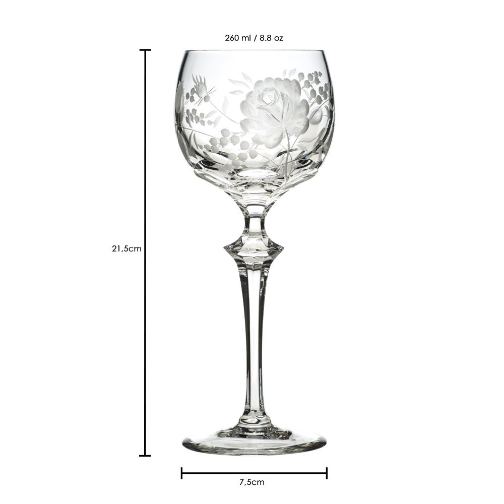 Weinglas Kristall Primerose clear (21,5 cm)