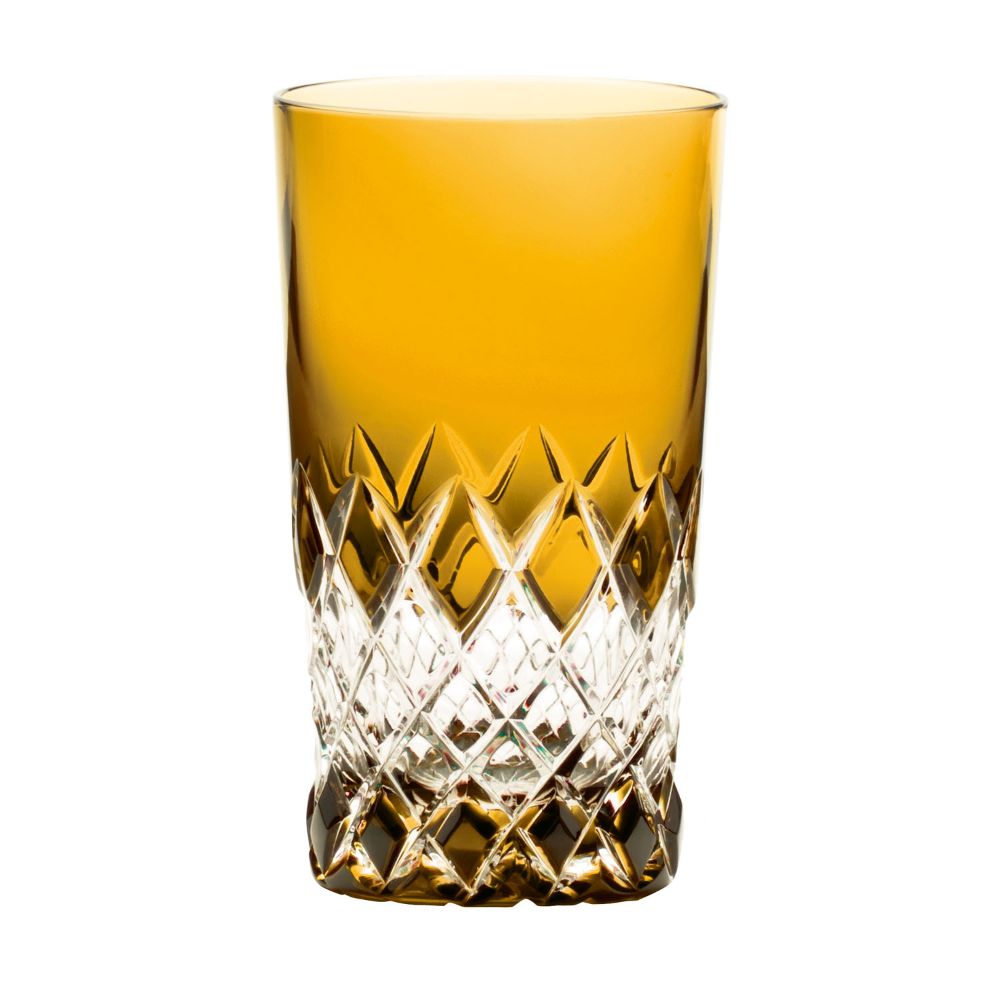 Longdrinkglas Kristall Venedig amber (14 cm)