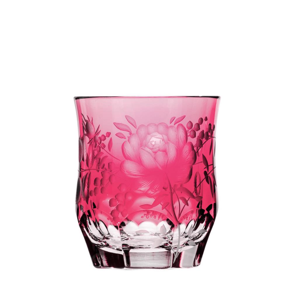 Whiskyglas Kristall Primerose Gold rubin (9,2 cm)