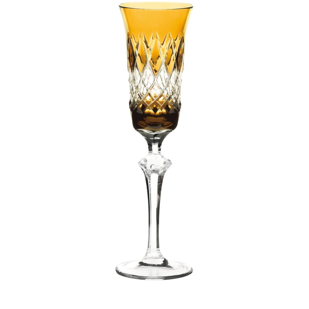 Sektglas Kristall Venedig bernstein (26,2 cm)