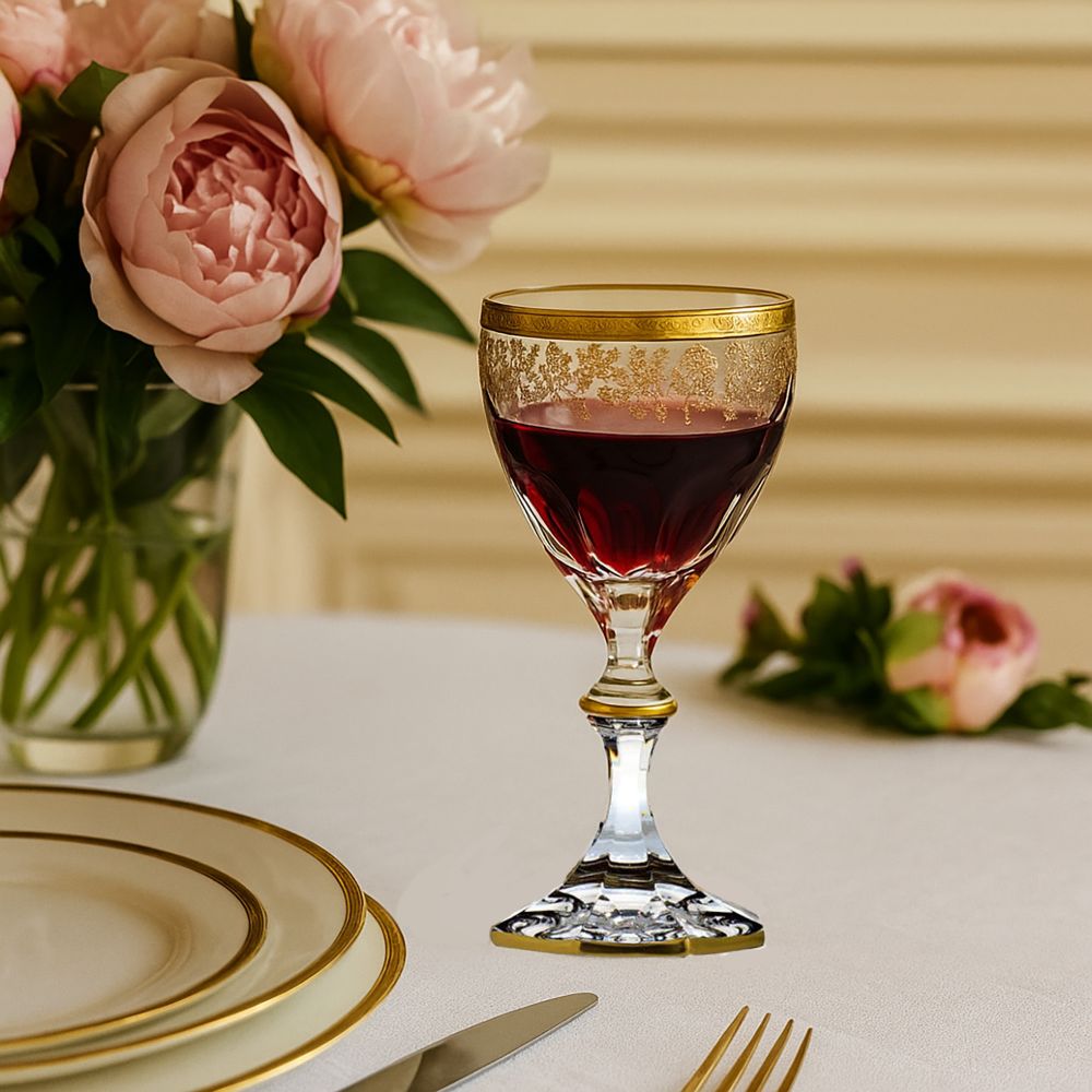 Rotweinglas Kristall Princess clear (18 cm)