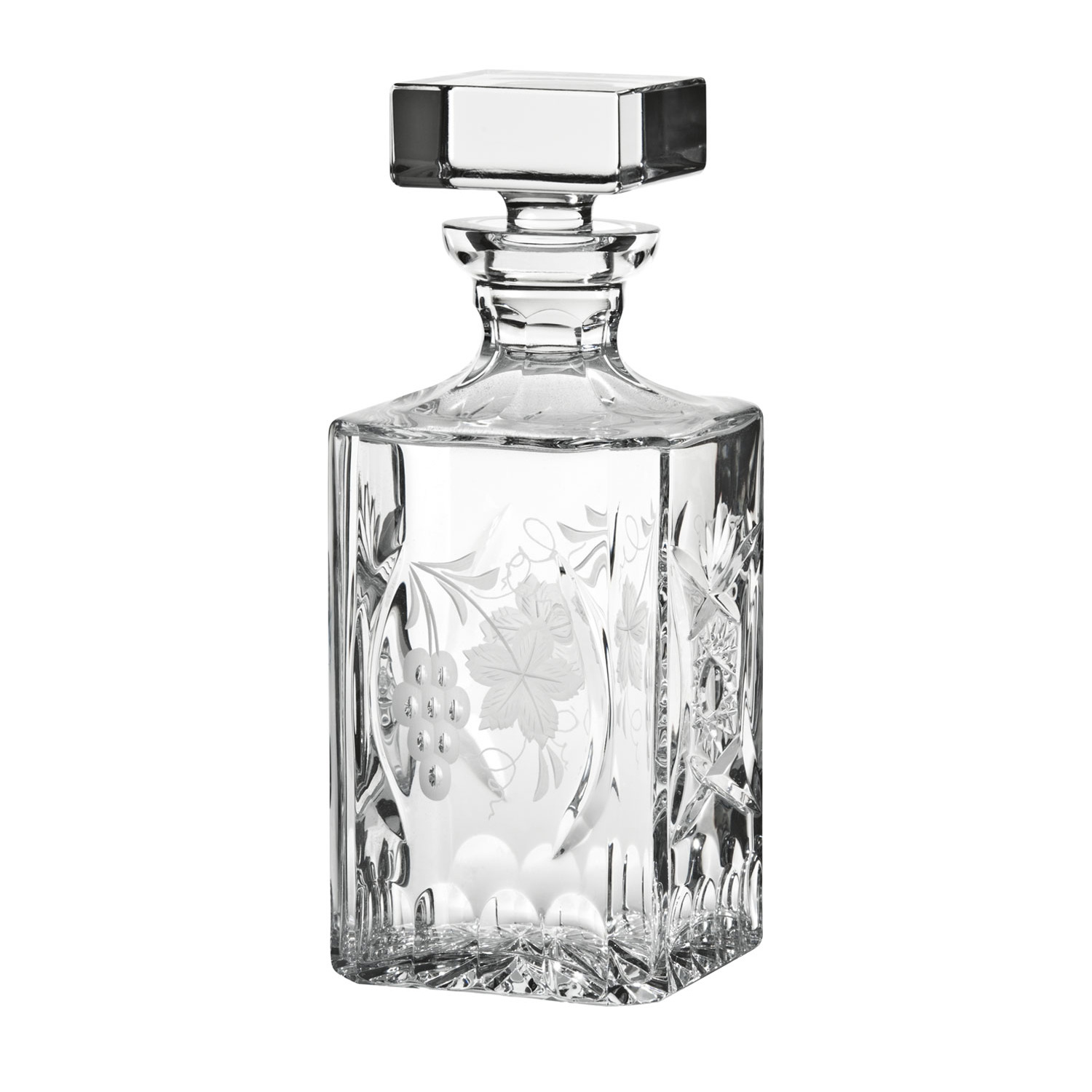 Whiskykaraffe Kristall Traube clear (25 cm)