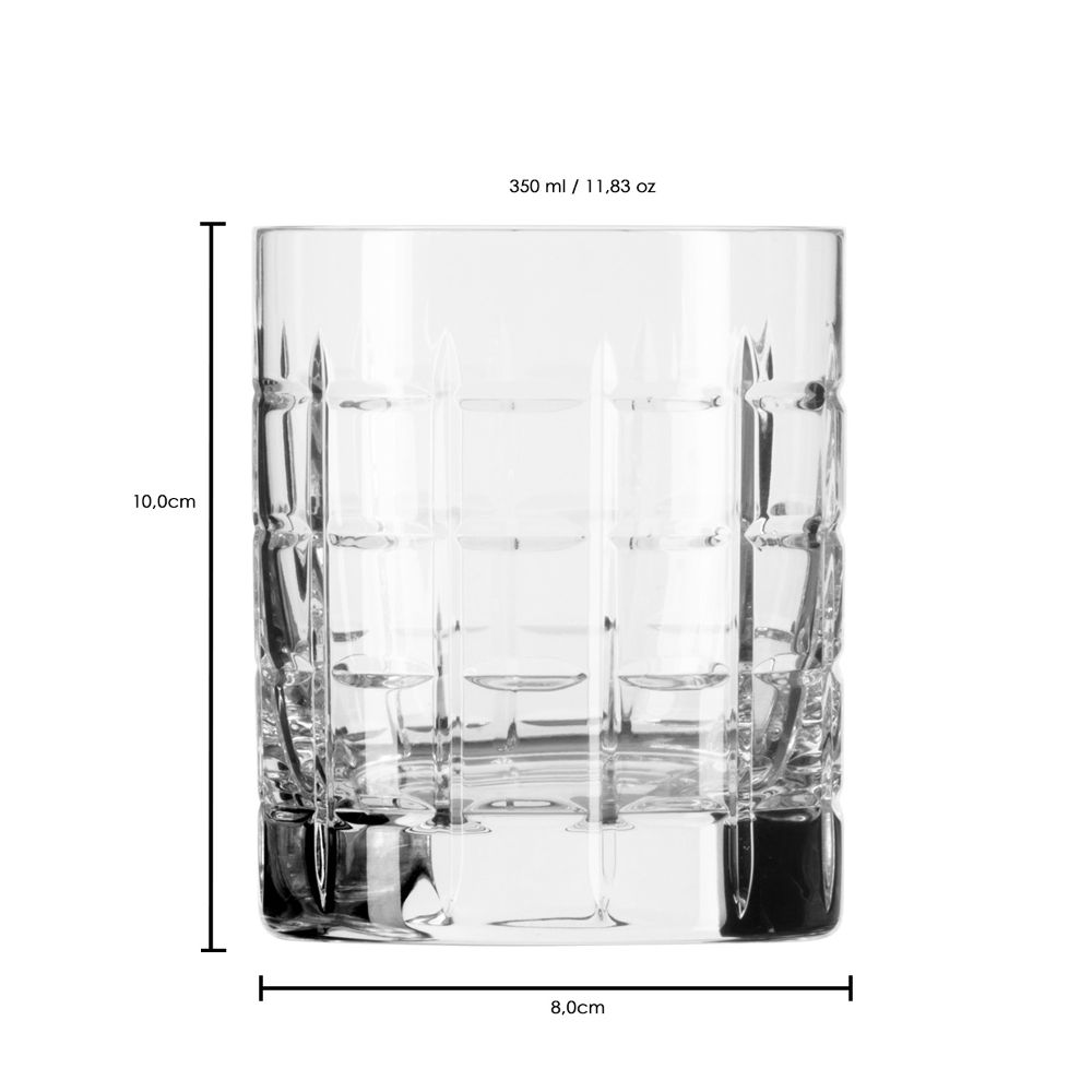 Whiskyglas Kristall Las Vegas klar (10 cm)