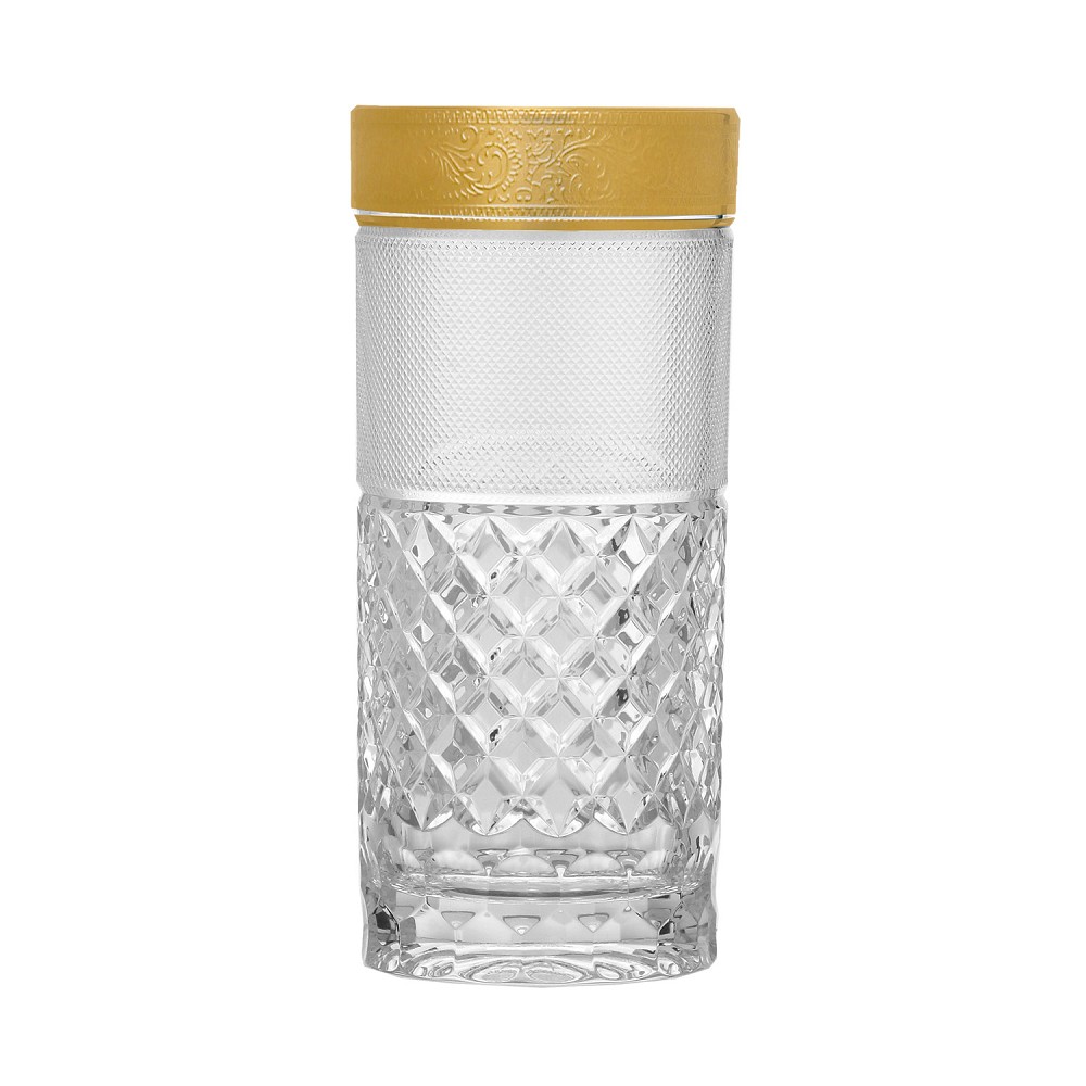 Longdrinkglas Kristall Rococo clear (13,5 cm)
