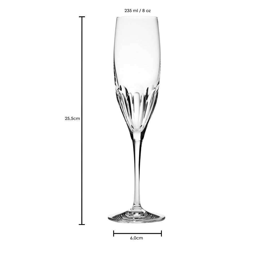 Sektglas Kristall Palais klar (25,5 cm)