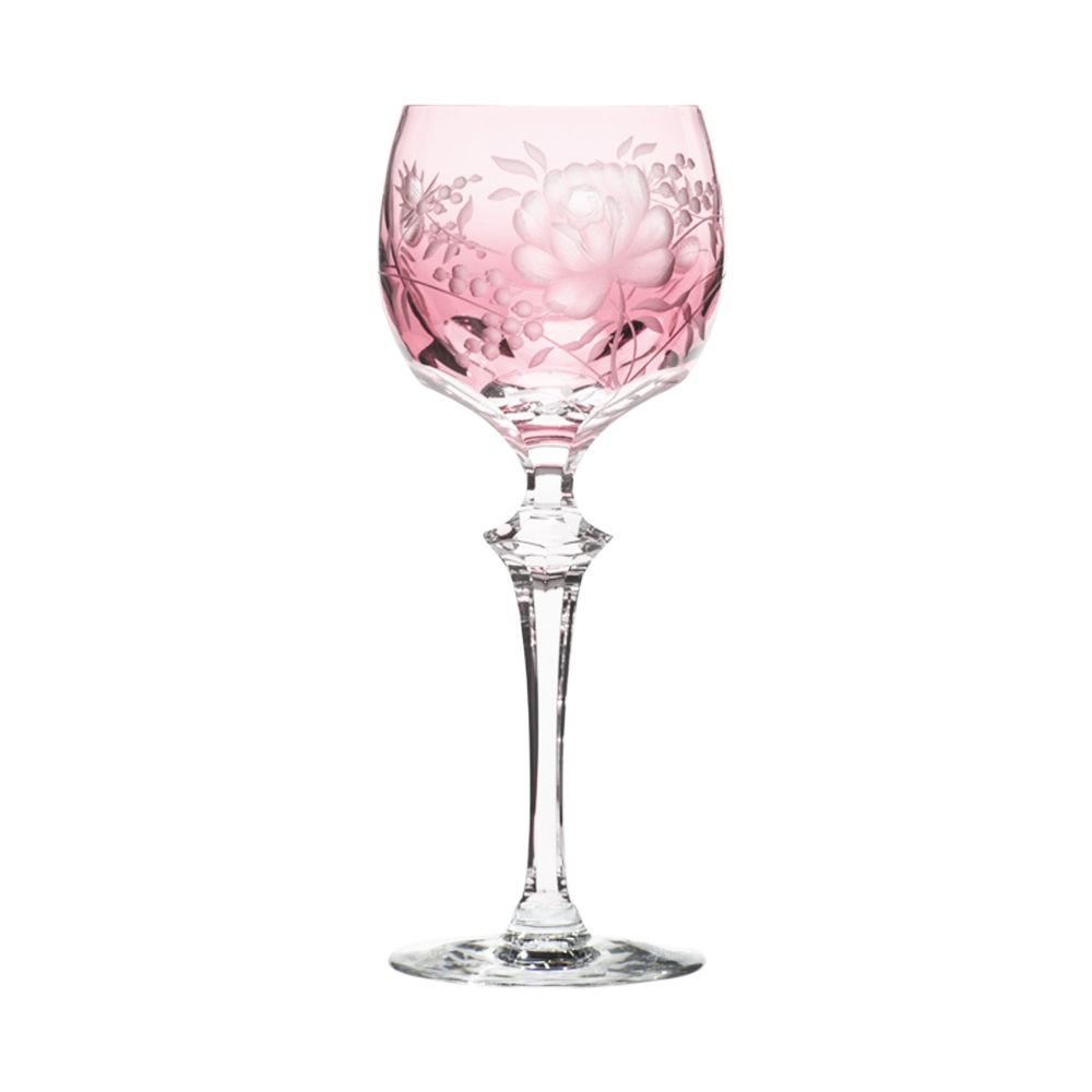 Weinglas Kristall Primerose rosalin (21,5 cm)