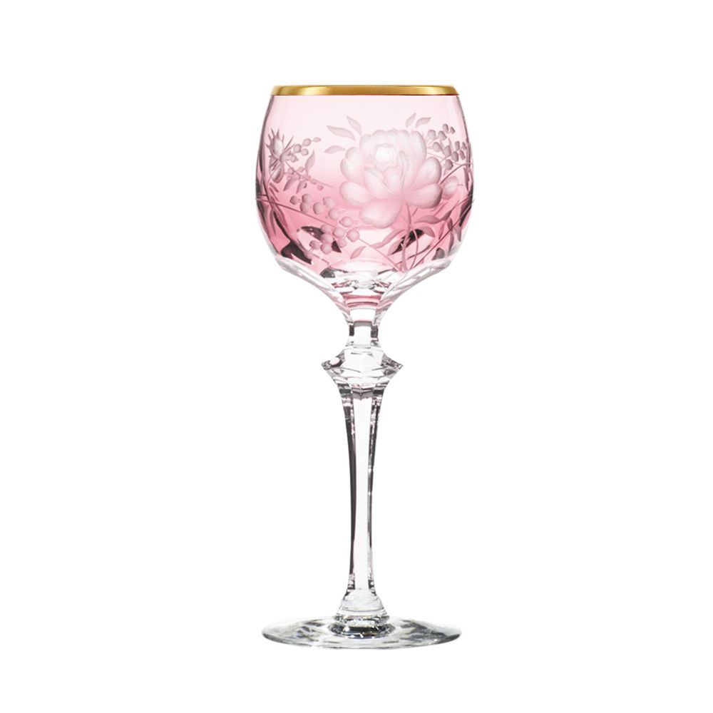 Weinglas Kristall Primerose Gold rosalin (21,5 cm)