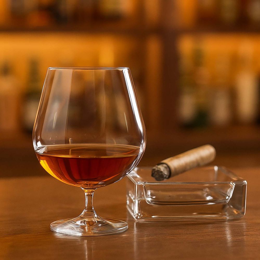 Cognacglas Kristallglas Pure klar (14 cm)